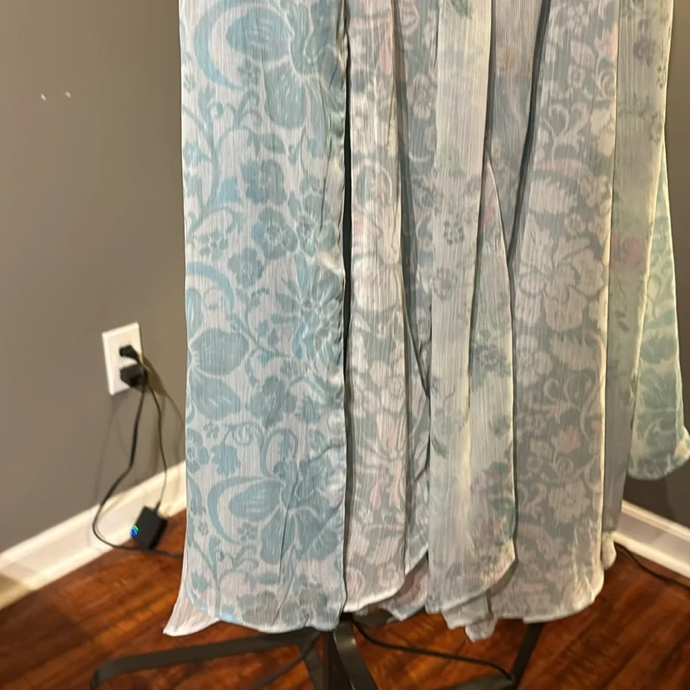 NWOT Free People Gorgeous mixed media ocean combo  heart to heart midi dress. 4 - Picture 8 of 16